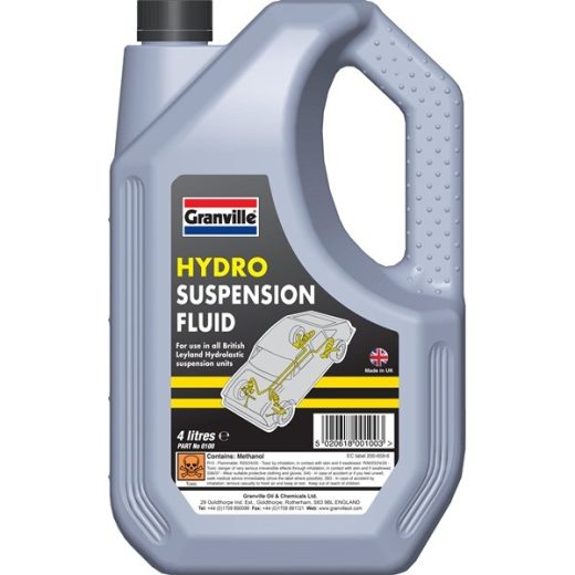 Granville Hydro Suspension Fluid - 4 Litre