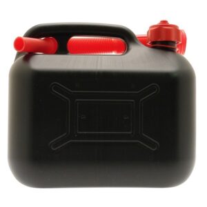 5L BLACK PLASTIC FUEL CAN