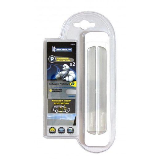 Pair Of Parking Protectors - Silver - 15cm