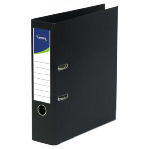 Polypropylene A4 Lever Arch Files - Black - Box of 10