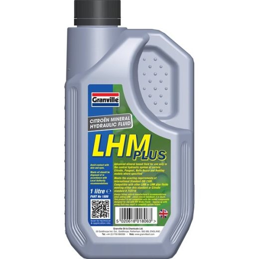 Granville Lhm Plus Mineral Hydraulic Fluid - 1 Litre