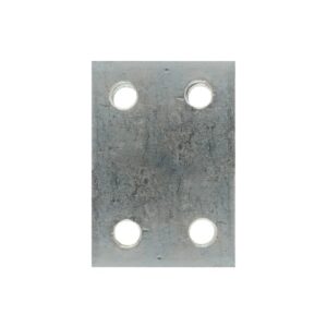 Drop Plate - 4 Hole - Zinc Plated - 2in.