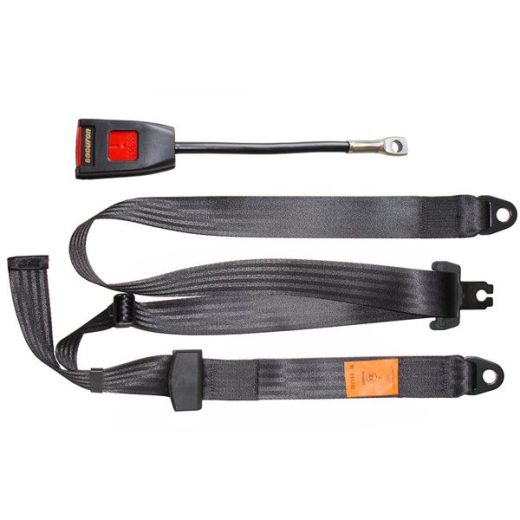 Seat Belt - Static Lap & Diagonal - Black