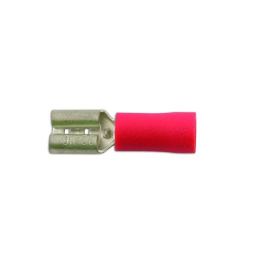 Wiring Connectors - Red - Female Slide-On - 4.8mm - Pack Of 100