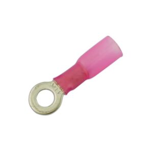 Wiring Connectors - Red - 4.0mm Heat Shrink Ring - Pack Of 25