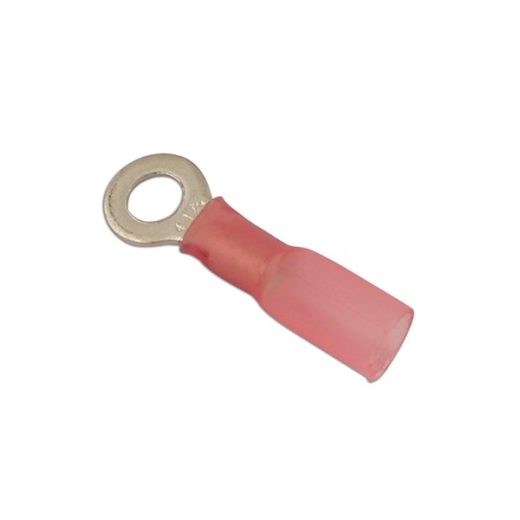Wiring Connectors - Red - Heat Shrink Ring - 6mm - Pack Of 25