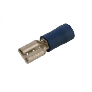 Wiring Connectors - Blue - Female Slide-On - 6.3mm - Pack Of 100