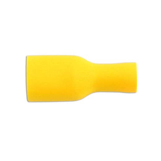 Wiring Connectors - Yellow - 9.5mm Female Slide-On - Pack Of 100