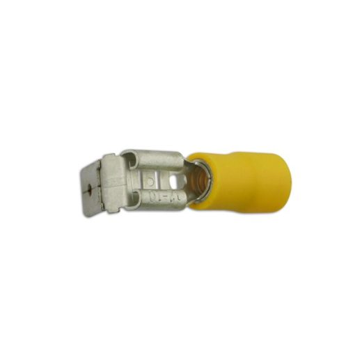 Wiring Connectors - Yellow - Piggy-Back - 6.3mm - Pack Of 100