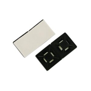 Cable Clips - Self Adhesive - Black - 19mm - Pack Of 100