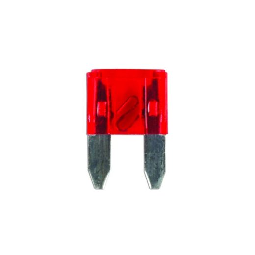 Fuses - Auto Mini Blade - Red - 10A - Pack Of 25
