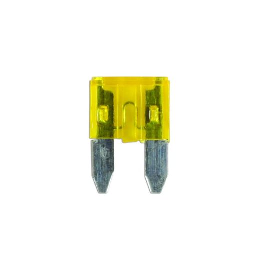 Fuses - Auto Mini Blade - Yellow - 20A - Pack Of 25