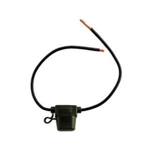 Fuse Holder - Splashproof Standard Blade Type - Black - 20A - Pack Of 10
