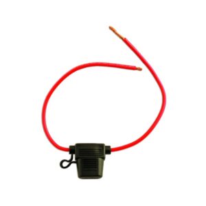 Fuse Holder - Splashproof Standard Blade Type - Red - 30A - Pack Of 10