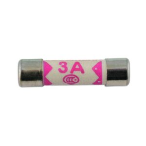 Fuses - Household Mains - 3A - Pack Of 50