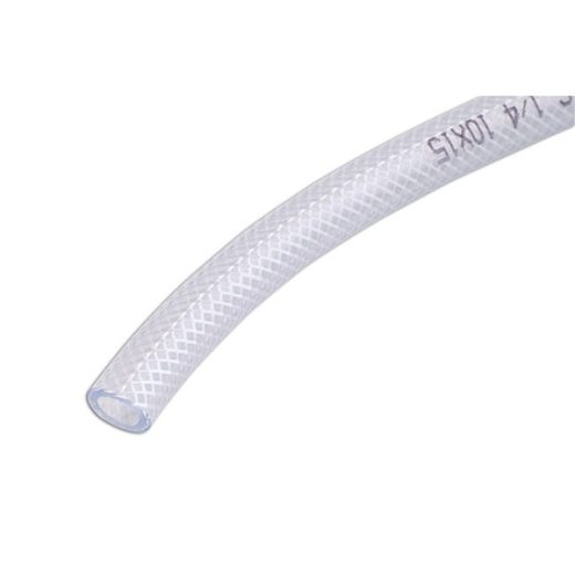 PVC Tubing - Braided - Clear - 8mm - 30m
