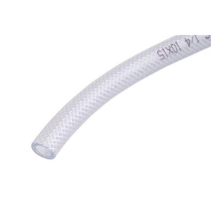 PVC Tubing - Braided - Clear - 16mm - 30m