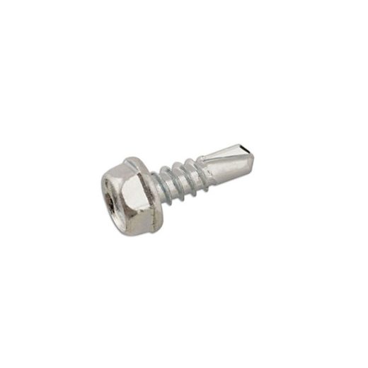 Self Drilling Screw Hex Head - No.10 x 1in. - Pack of 100