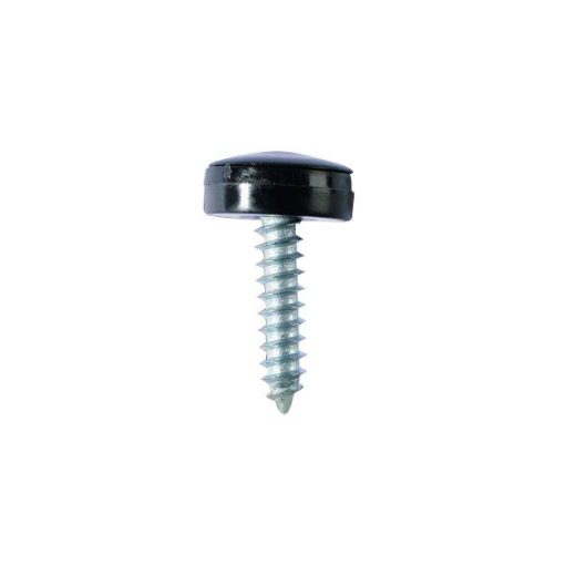 Number Plate Screws - Black - No.8 x 3/4in. - Pack Of 100