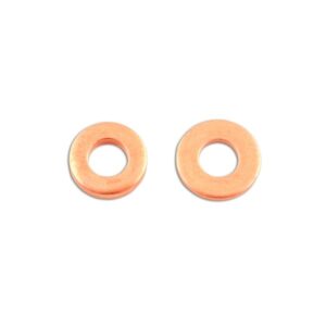 Copper Washers - Injection - 13.85mm x 7.3mm x 1.4mm - Pack Of 50