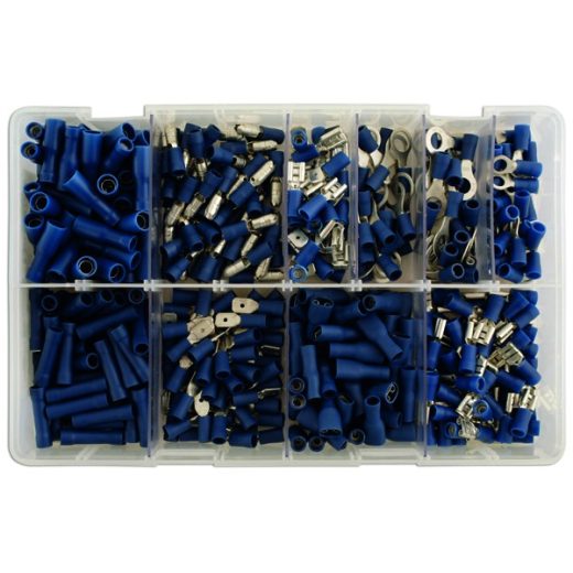 Wiring Connectors - Blue - Assorted - Pack of 285