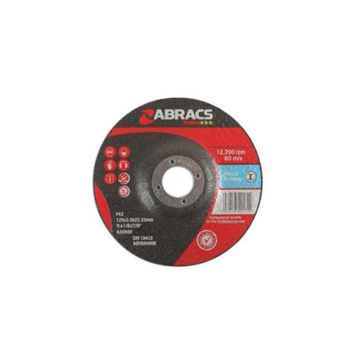 DPC Metal Cutting Disc - 125mm x 3mm - Pack of 10