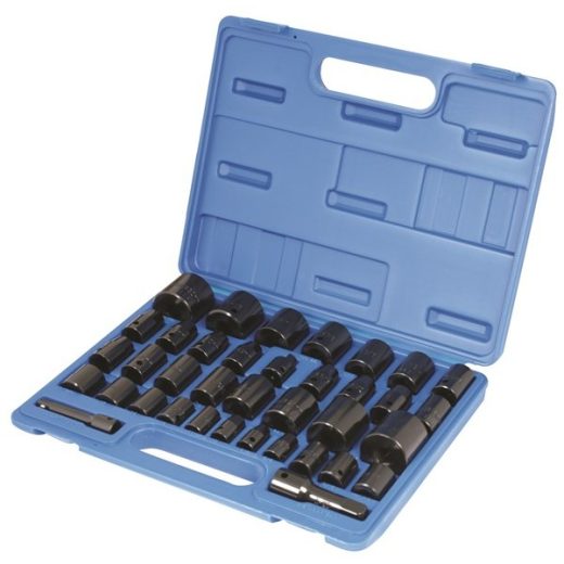 Impact Socket Set - 3/8in. & 1/2in. Drive - 37 Piece