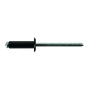 Standard Flange Black Rivets - 4.8mm x 14mm - Pack of 100