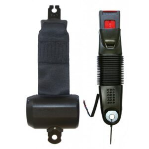 Seat Belt - Retracting Lap - Black