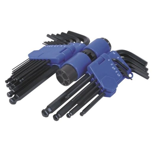 Hex Key Set Ball End - 22 Piece