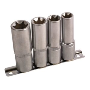 Deep Star Socket Set - 1/2in. Drive - 4 Piece