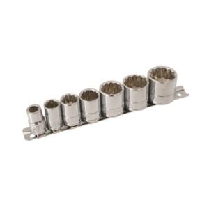 Whitworth Socket Set - 3/8in. Drive - 7 Piece