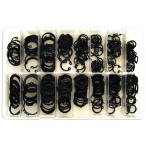 Internal & External Metric Circlips - Assorted - Pack Of 280
