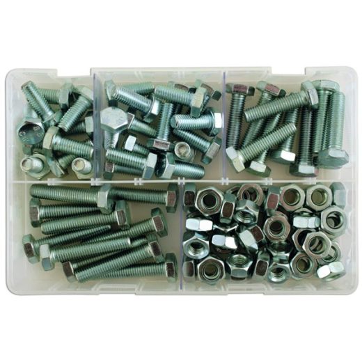 Set Screws & Nuts - M10 - Assorted - Box Qty 88