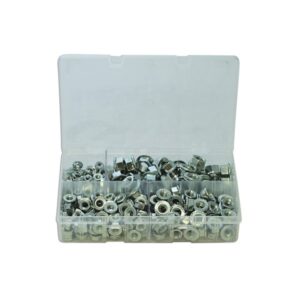 Metric Flange Nuts - Assorted - Box of 225