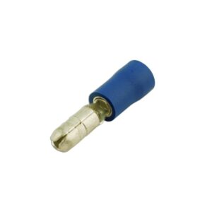 Wiring Connectors - Blue - Male Bullet - 4mm - Pack Of 100