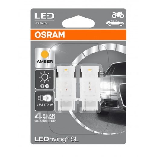 LED Standard Bulb - (180A) Amber 12V W2.5x16q - LEDriving