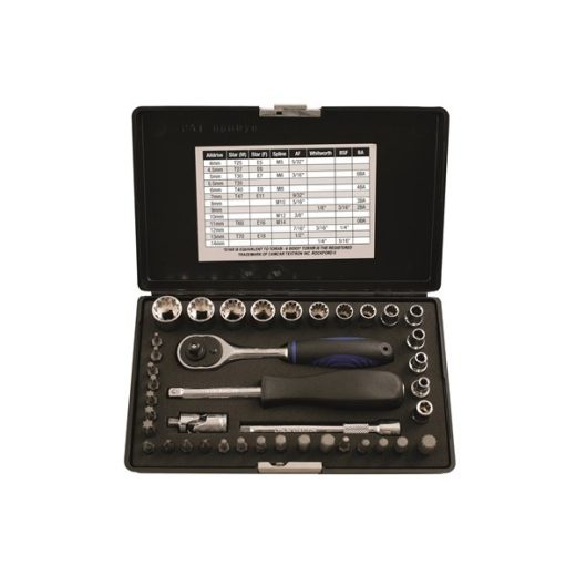 Alldrive Socket Set - 1/4in. Drive - 40 Piece