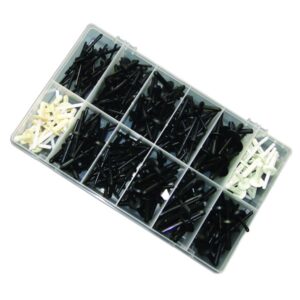 Box Of Plastic Rivets - Assorted - Pack Of 235
