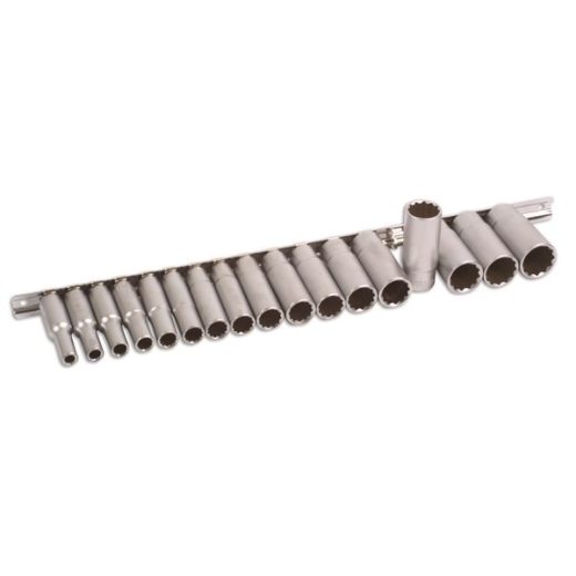 Bi-Hex Deep Socket Set - 3/8in. Drive - 17 Piece