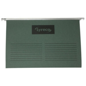 Foolscap Suspension Files V Base - Green - Pack of 50