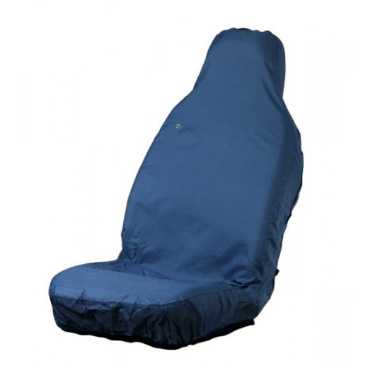 Car Seat Cover Stretch - Front Single - Blue