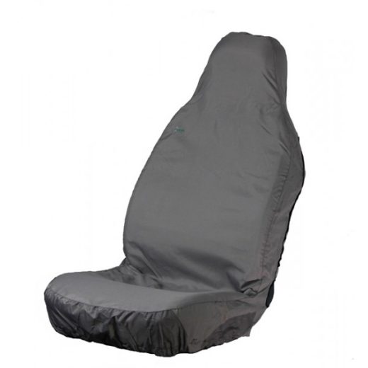 Car Seat Cover Stretch - Front Single - Grey