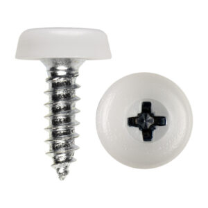 Polytop Screws with White Head (pack of 100)