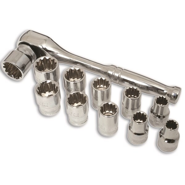 Alldrive Socket Set - 3/8in. Drive - 10 Piece