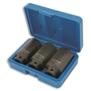 Impact/Bi Hex Hub Nut Socket Set - 3 Piece