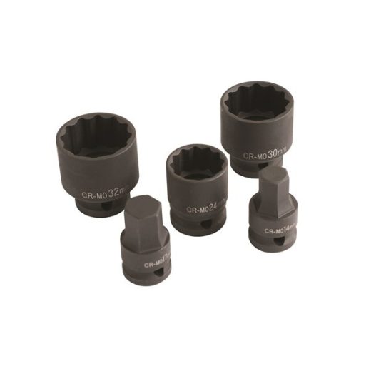 Hub Nut Socket Set - VAG - 5 Piece