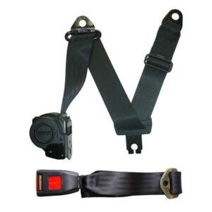 Seat Belt - Auto Lap & Diagonal - Black