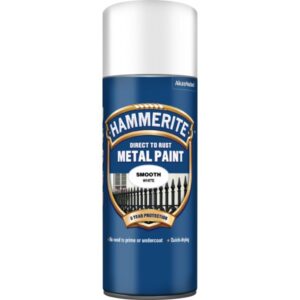 Hammerite Direct To Rust Metal Paint - Smooth White - 400ml