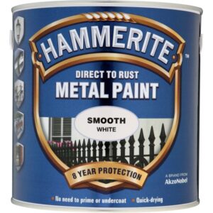 Direct To Rust Metal Paint - Smooth White - 2.5 Litre